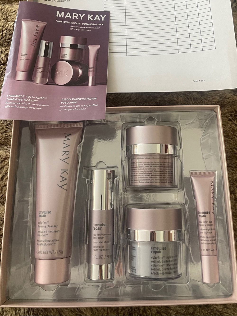 Mary Kay Timewise Repair Skincare Set - Rose Metallic